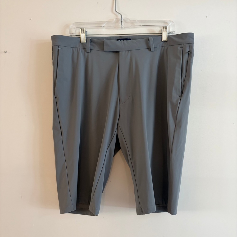 Peter Millar Crown Crafted Gale Gray Performance Short 36 MS23XB20FB NWT $185